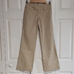 🤍 Mossimo Beige Wide Leg Dress Pants Career Work Trousers Size 2